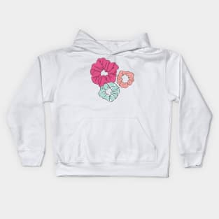 cute hair scrunchie Kids Hoodie